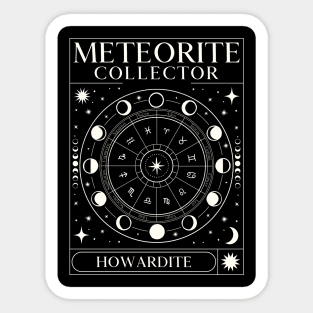 Meteorite Collector Howardite Meteorite Meteorite Sticker